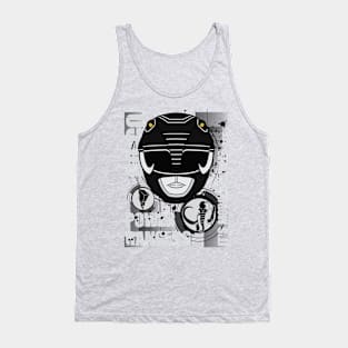 It's Morphin' Time Black Ranger, MMPR Tank Top